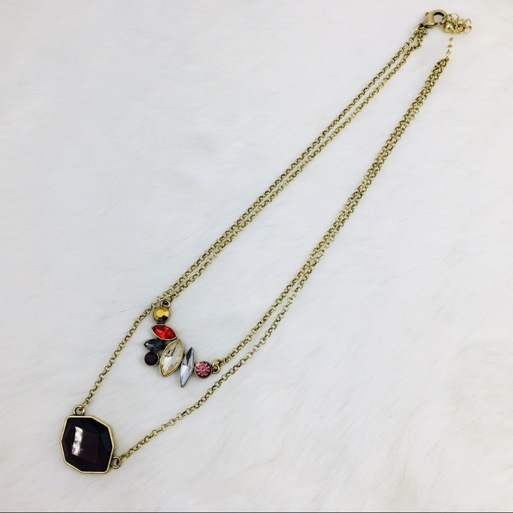 ‼️5 for $25 ‼️ Exquisite Statement Double Necklace - Picture 2 of 4